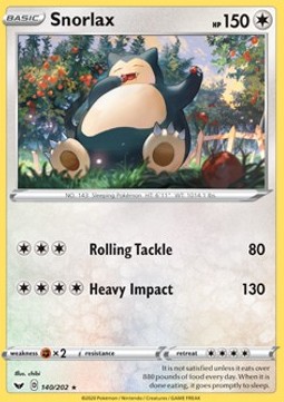 Snorlax - Sword & Shield #140