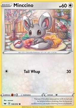 Minccino - Sword & Shield #146