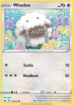 Wooloo - Sword & Shield #153