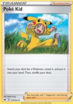 Poké Kid Sword &amp; Shield #173