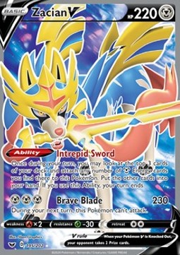 Zacian V - Sword & Shield #195