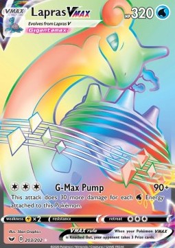 Lapras VMAX - Sword & Shield #203