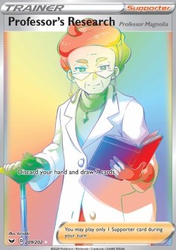 Professor's Research - Professor Magnolia Sword &amp; Shield #209
