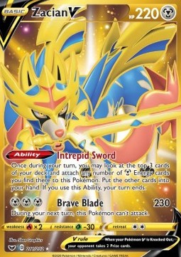 Zacian V - Sword & Shield #211