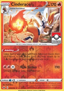 Cinderace - Sword & Shield #34