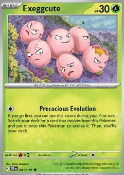 Exeggcute - Surging Sparks #001/191
