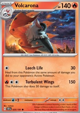 Volcarona - Surging Sparks #025/191