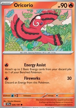 Oricorio - Surging Sparks #026/191