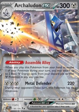 Archaludon ex - Surging Sparks #130/191