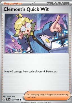 Clemont's Quick Wit Surging Sparks #167/191