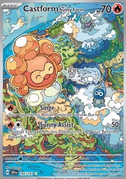 Castform Sunny Form Surging Sparks #195/191