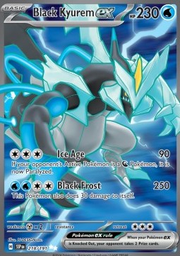 Black Kyurem ex Surging Sparks #218/191