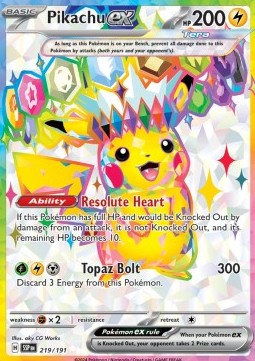 Pikachu ex - Surging Sparks #219/191