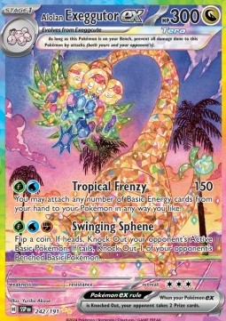 Alolan Exeggutor ex Surging Sparks #242/191