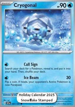 Cryogonal - Surging Sparks #047/191