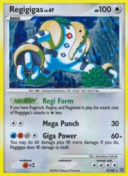 Regigigas Lv.47 Stormfront #9/100