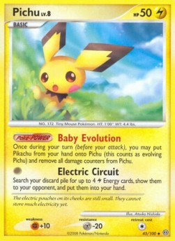 Pichu Lv.8 Stormfront #45/100