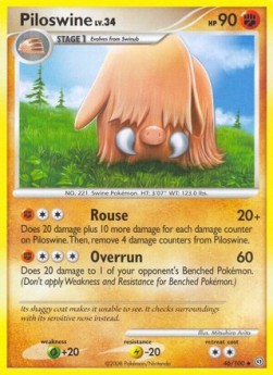 Piloswine Lv.34 Stormfront #46/100