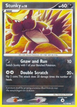 Stunky Lv.18 Stormfront #76/100