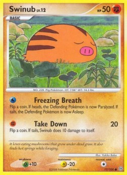 Swinub Lv.12 Stormfront #77/100