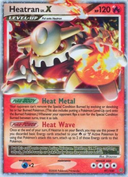Heatran LV.X Stormfront #97/100