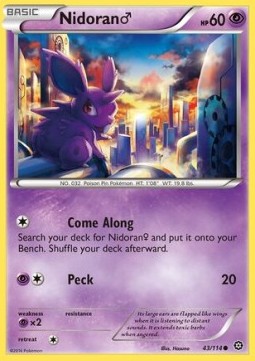 Nidoran ♂ - Steam Siege #43/114