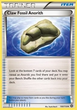 Claw Fossil Anorith Steam Siege #100/114