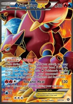 Volcanion EX - Steam Siege #107/114
