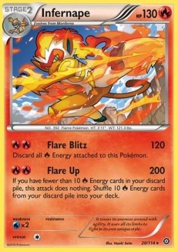 Infernape - Steam Siege #20/114
