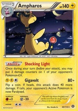 Ampharos - Steam Siege #40/114