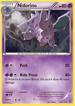 Nidorino - Steam Siege #44/114
