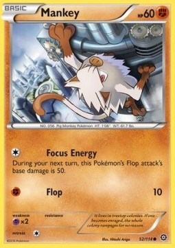 Mankey - Steam Siege #52/114