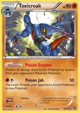 Toxicroak - Steam Siege #59/114