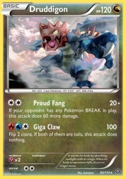Druddigon - Steam Siege #83/114