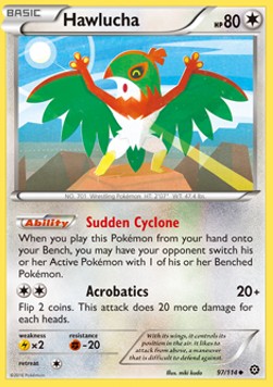 Hawlucha - Steam Siege #97/114