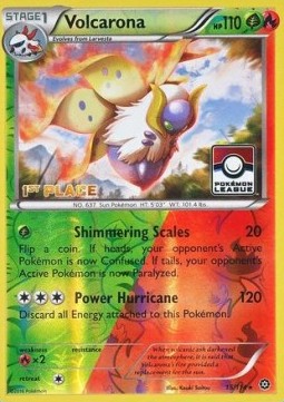 Volcarona - Steam Siege #15/114