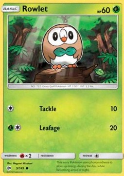 Rowlet - Sun & Moon #9