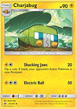 Charjabug - Sun & Moon #51