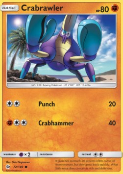 Crabrawler - Sun & Moon #72
