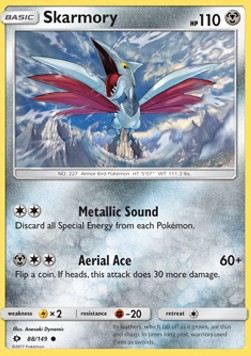 Skarmory - Sun & Moon #88