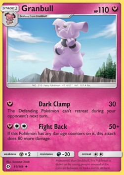 Granbull - Sun & Moon #91