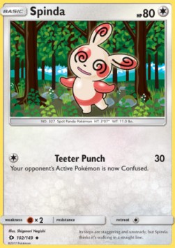 Spinda - Sun & Moon #102