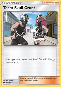 Team Skull Grunt Sun &amp; Moon #133