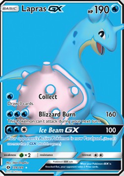 Lapras GX - Sun & Moon #139