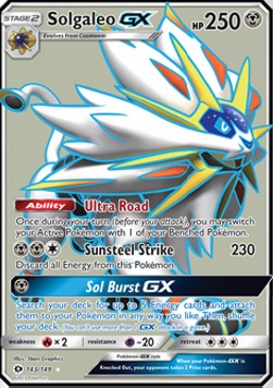 Solgaleo GX - Sun & Moon #143