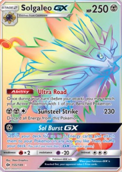 Solgaleo GX - Sun & Moon #155