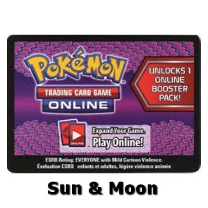 Online Code Card (Booster) Sun &amp; Moon #