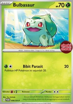 Bulbasaur Scarlet &amp; Violet Indonesian Promos #056