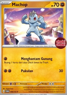 Machop Scarlet &amp; Violet Indonesian Promos #068