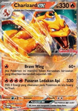 Charizard ex Scarlet &amp; Violet Indonesian Promos #144